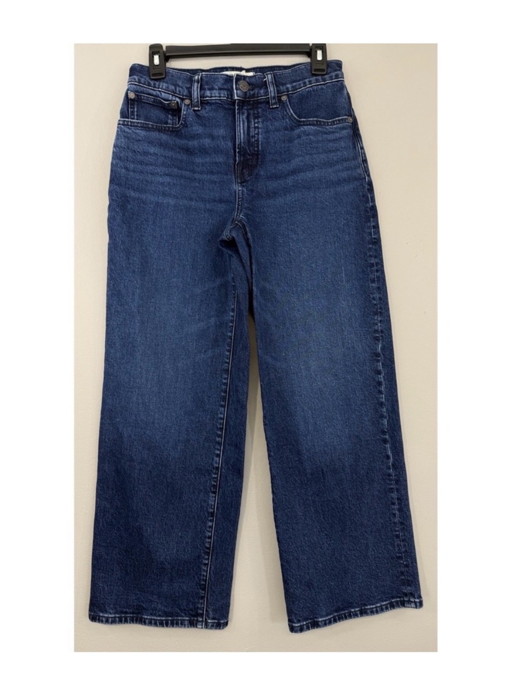 Madewell Perfect Vintage Wide Leg Jean Women's 27P Blue Denim